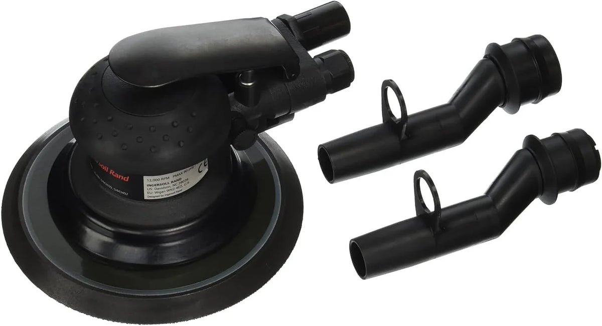 Ingersoll Rand 4151-HL Lijadora roto-orbital de 6" (150 mm) preparada para aspiración para trabajos ultrapesados con disco y oscilación de 5 mm