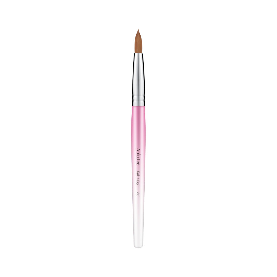 PINK GRADIENT ACRYLIC KOLINSKY BRUSH