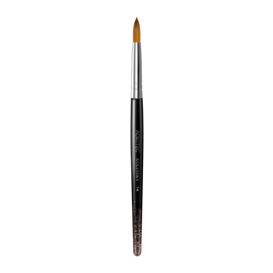 BLACK FLASH KOLINSKY ACRYLIC BRUSH STYLE B