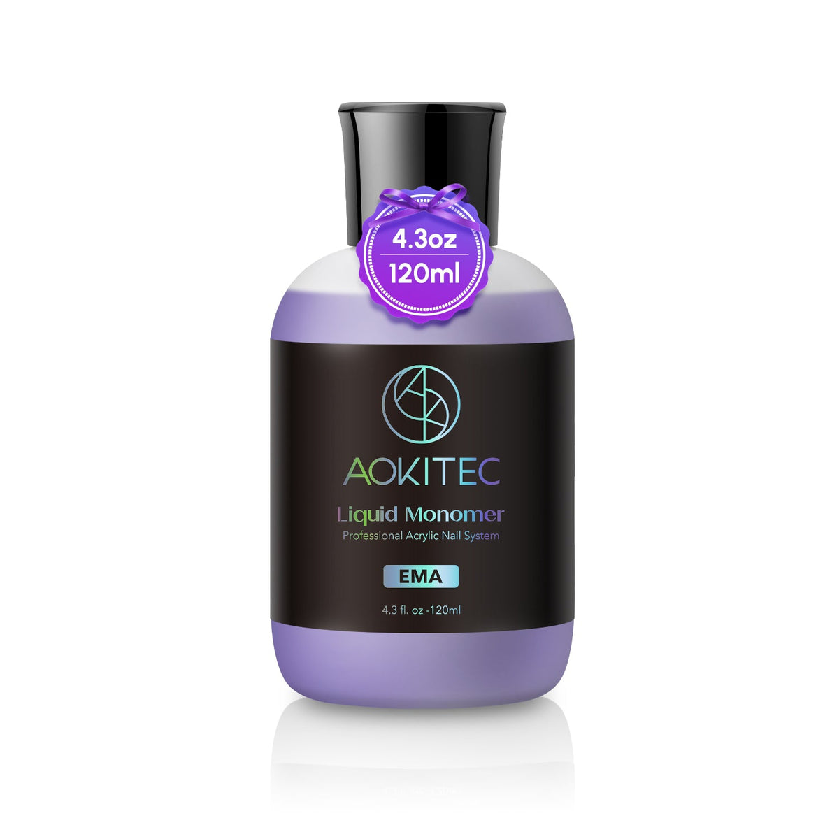 Aokitec EMA Acrylic Liquid Monomer 120ml for Acrylic Nail Extension