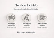VOK Frigorífico Combi 154L EVR-154DEW, 142 cm Altura x 48,3 cm Ancho, Clase E, Bajo Nivel Sonoro 39 dB, Puerta Reversible, Estanterías Cristal Reforzado, Blanco
