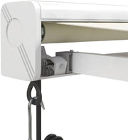 Toldo Articulado Eléctrico con Mando a Distancia, Toldo Retráctil 4x3 m, Toldo Exterior Enrollable, Toldo con Abrazadera, Toldo Motorizado Incluye Soporte de Pared, Crema