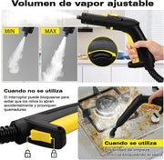 TVD Limpiador a vapor hogar, portátil limpiador vapor, con 26 accesorios