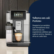De'Longhi Perfetto Primadonna Soul ECAM612.55.SB Superautomatic Coffee and Cappuccino Coffee Maker with LatteCreme Milk System, Bean to Cup Technology, 18 Beverages, App Control