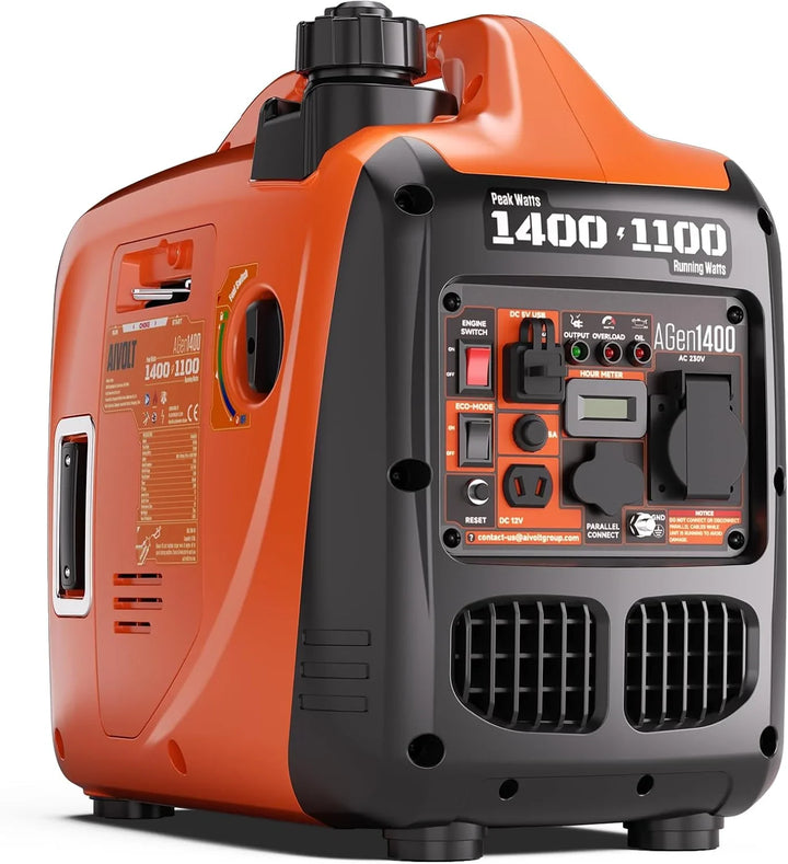 AIVOLT Generador Inverter Silencioso de Gasolina 1400W