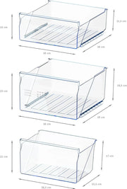 Bosch GTV15NWEB - Congelador de montaje libre (serie 2-83 L, 3 cajones de congelación, 85 x 56 cm), color blanco