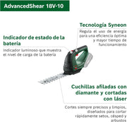 Bosch cortacésped/cortasetos a batería AdvancedShear 18V-10