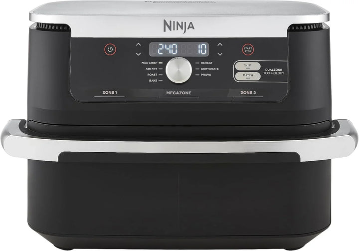 Ninja Foodi FlexDrawer, Freidora de Aire con Zona Flex, Negro