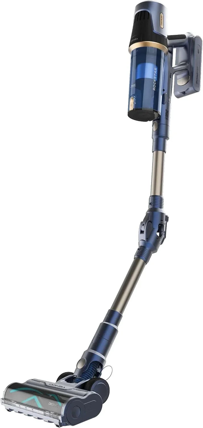 Cecotec Aspirador Escoba sin Cable BLDC Conga Rockstar RS70 Pet Flex. 500W, Potencia de Succión 150AW, Modo Auto, Cepillo para Animales y Tubo Flexible, Batería 33,6V, Limpia 140m2 en Modo Eco