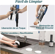 Levoit LVAC300 Aspiradora sin Cable para Mascota, Mini Cepillo Turbo, HEPA