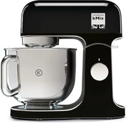 Kenwood kMix KMX750AB – Multifunction Kitchen Processor, 1000 W, 5 L Metal Bowl with Handle, Dough Hook, Rods, Mixing K, Stainless Steel, 6 Speed, Black