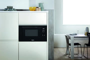 Whirlpool - Microondas integrable WMF250G negro, 25 L, 900W, gril plato giratorio de 28 cm, 7 niveles de potencia