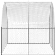 2025 Recinto para gallinas de acero galvanizado – Jaula exterior 3 x 4 x 2 m, recorrido libre, gallinero
