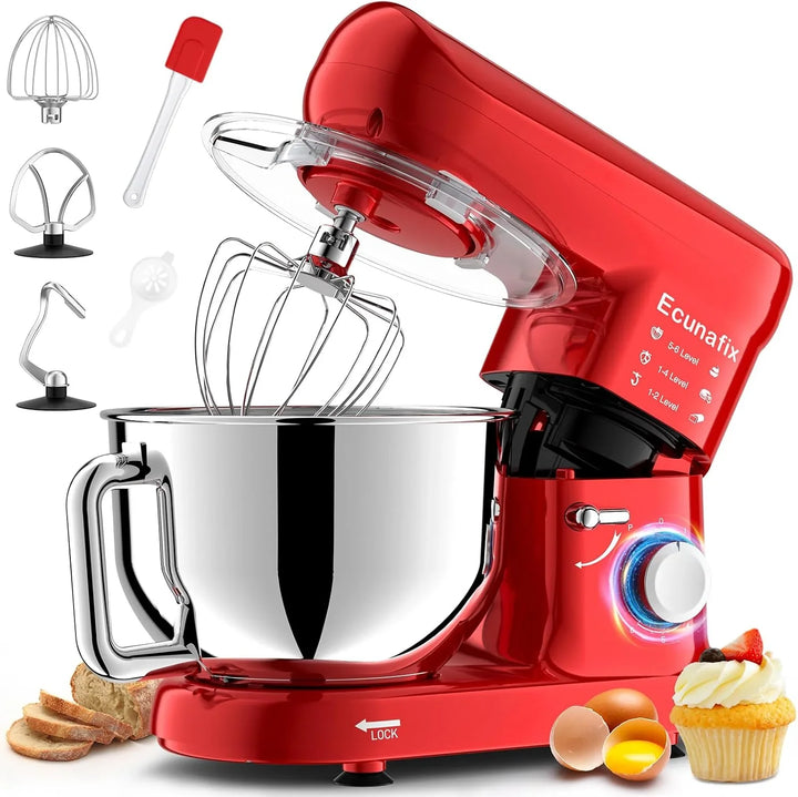 Batidora Amasadora Reposteria Profesional 2000W 6.5L Robot de Cocina