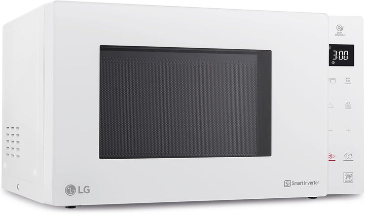 LG MH6535GDH Microondas con grill, 1000W, Smart Inverter, Display digital, Color Blanco, 1000 W, 25 l