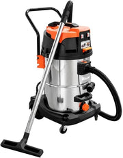 Aspirador Industrial Profesional Swift TB319 60L-2B. Aspirador Potente seco y húmedo. 2 Motores de 1200W (2400W). Depósito de 60 litros de Capacidad de Acero Inoxidable.