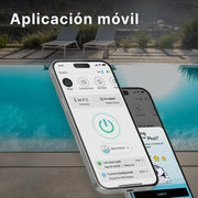 Dolphin E40i Robot limpiafondos automático para Piscinas enterradas de 12m - Limpieza de Fondo, Paredes y línea de flotación - Control por la App