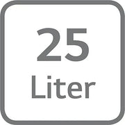 LG MH6535GIS Mikrowelle mit   Inverter Technologie & Quarz Grill, 25 Liter Kapazitt, 1000 W, Automatikprogramme, einstellbare Leistungsstufen für optimales Garen und EasyClean-Funktion, Schwarz