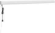 Toldo Articulado Eléctrico con Mando a Distancia, Toldo Retráctil 4x3 m, Toldo Exterior Enrollable, Toldo con Abrazadera, Toldo Motorizado Incluye Soporte de Pared, Crema