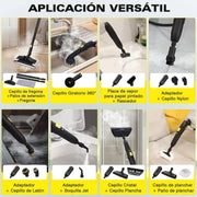 TVD Limpiador a vapor hogar, portátil limpiador vapor, con 26 accesorios