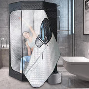 Sauna Tienda Campaña Para Sauna, Cabina Sauna Generador Sauna Vapor Tienda Sauna Portátil Aire Libre Temporizador Y 9 Niveles Temperatura Con Sauna Vapor Olla Vapor 3L Silla Plegable Control Remoto