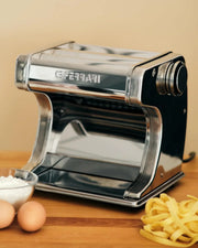 G3 Ferrari G20125 - Laminadora profesional, máquina para pasta con motor, 70 W, acero inoxidable