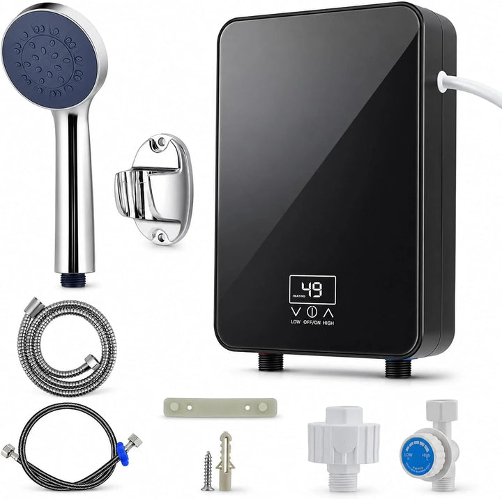 Mini Electric Water Heater 6000W LED Display