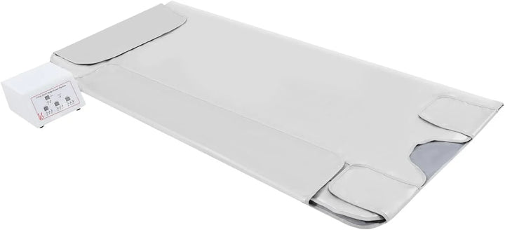 600 W sauna de infrarrojos 0-90 min PU y PVC cama de sauna portátil hecha 35-80 ℃ cama de sauna portátil para el hogar plegable cama de sauna por infrarrojos para saunas, casas y personas no