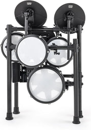 Alesis Nitro Max Kit Batería Electrónica con Parches Silenciosos de Malla, Caja de Doble Zona de 10", Bluetooth, 440+ Sonidos Auténticos, Lecciones Drumeo, USB MIDI, Pedal de Bombo