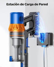 Aspiradora sin Cable 600W/50KPA/65Min(ECO), Escoba Aspiradora sin Cable Vertical X13 con Adaptador curvo de 90°, AUTO Modo, Carga de Pared, Aromaterapia, Manguera de 1M, para Cabello/Alfombras/Pisos