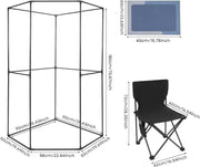 Tienda de sauna con 9 niveles de temperatura, sauna de vapor portátil, 9 niveles de calefacción, juego de sauna para interiores con silla plegable, sauna pod de 3 l, generador de vapor, cabina de