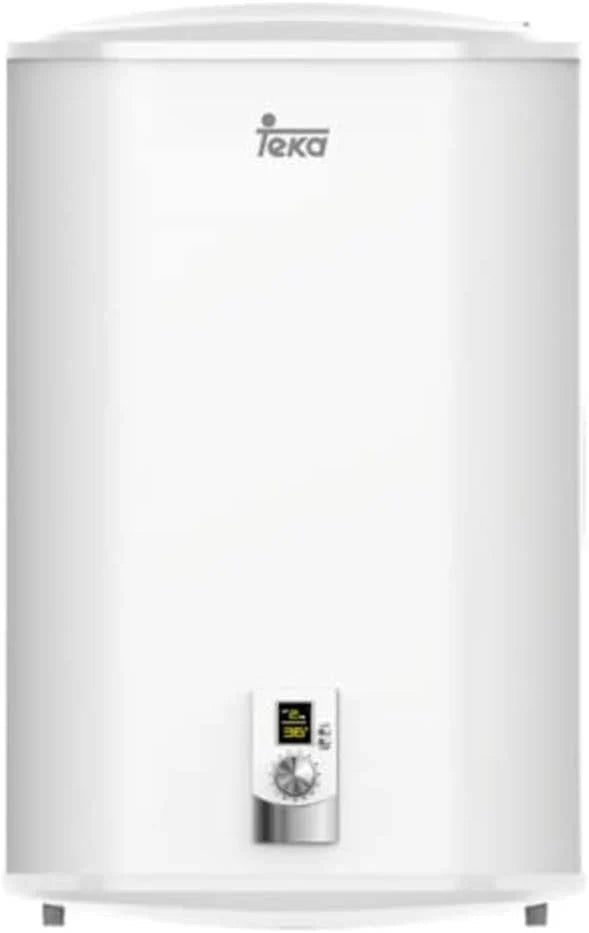 Teka EWH50D Slim Electric Thermos 47 Litres with Vertical/Horizontal Installation, Smart Control, with Thermometer and Safety Valve, White