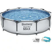 BASEN OGRODOWY STELAŻOWY Z POMPĄ 305 X 76 CM FULL ZESTAW 18W1 BESTWAY