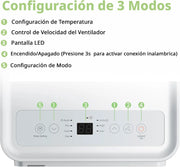 COMFEE Pingüino Aire Acondicionado Portátil 9000 BTU/2300 Frigorías Breezy Cool Pro – Climatizador sin unidad exterior, Bajo Consumo, App Control y Kit de Ventana – Refrigera, Ventila y Deshumidifica