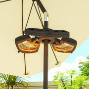 Outsunny Infrared Heater for Parasol 800/1600/2400W Black