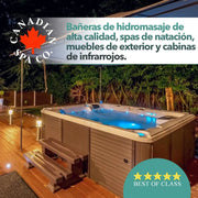 CANADIAN SPA CO. Cubierta Aislante para bañera de hidromasaje, Color marrón, 218 x 218 cm, Disponible en Varios tamaños y Colores