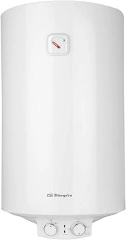 Orbegozo TRM 104 Termo eléctrico, 100 litros, bajo consumo, esmaltado vitrificado, función ON/OFF, ajuste ECO, IP-X4, temperatura máx. 75ºC, instalación vertical, 1500 W