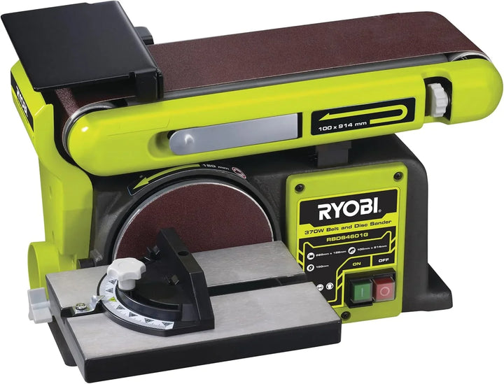 Ryobi 5133002858 - Lijadora de cinta estacionária, Eléctrica con cable.