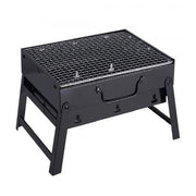 Barbacoa De Carbón Portátil Plegable Para Bbq Con Parrilla 43x29x20cm