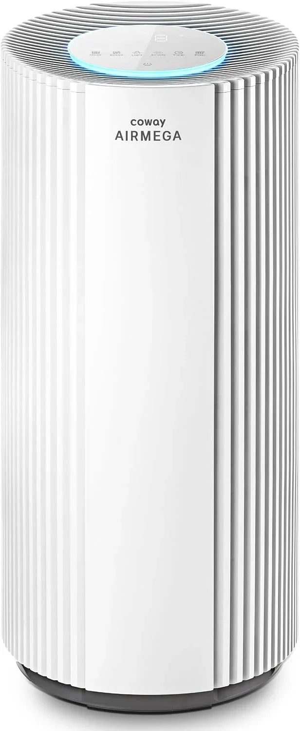 COWAY Purificador de aire HEPA para grandes espacios, AIRMEGA 450, Blanco