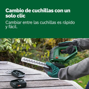 Bosch cortacésped/cortasetos a batería AdvancedShear 18V-10