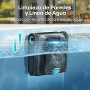 AIPER Scuba S1 2025 Robot Piscina Limpiafondos y Paredes,Aspirador Piscinas Fondos con Batería Mejorada 180 min,Filtración Ultrafina + App y OTA,para Piscinas hasta 150 m²