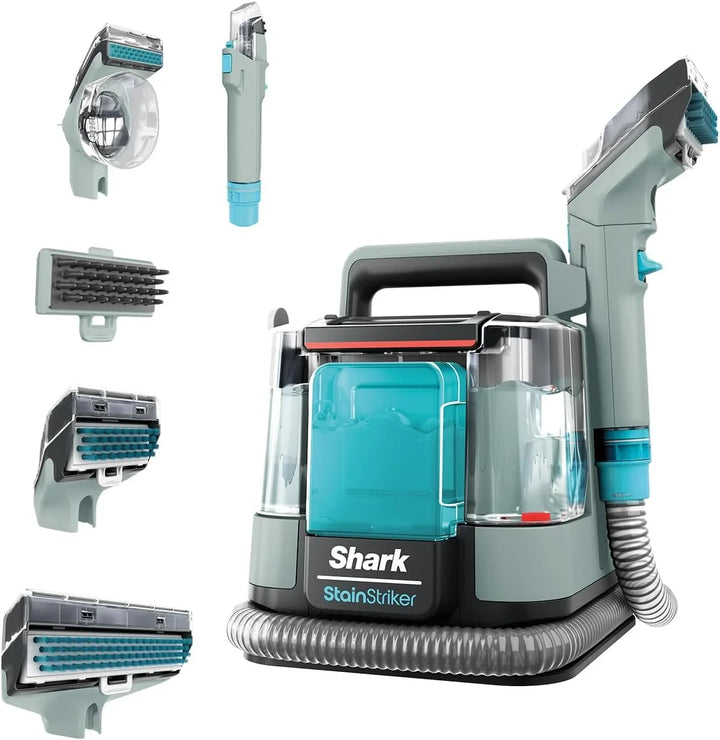 Shark StainStriker, Limpiador Quitamanchas con 5 Accesorios, 450W, Gris