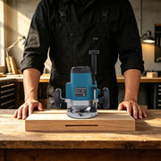 Fresadora de madera de 2200 W, juego con 15 fresas, 6 marchas