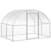 2025 Recinto para gallinas de acero galvanizado – Jaula exterior 3 x 4 x 2 m, recorrido libre, gallinero