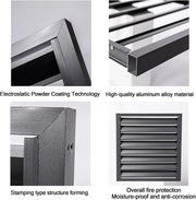 Cubierta De Aire Acondicionado Exterior,Cubre Aire Acondicionado Aluminio,Paneles De Valla De Privacidad Al Aire Libre,Rejillas Protectoras Para Bombas De Calor,Protección Contra La Lluvia Y El Sol (
