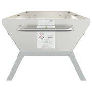Bandeja Para Barbacoa Acero Inoxidable Plateado 158x42x31 Cm Vidaxl