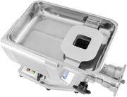 Royal Catering Picadora de carne Électrica Profesional RCFW 220 Expert (220 kg/h, 1100 W, 230 V, 2 Cuchillas, 4 Discos perforados)
