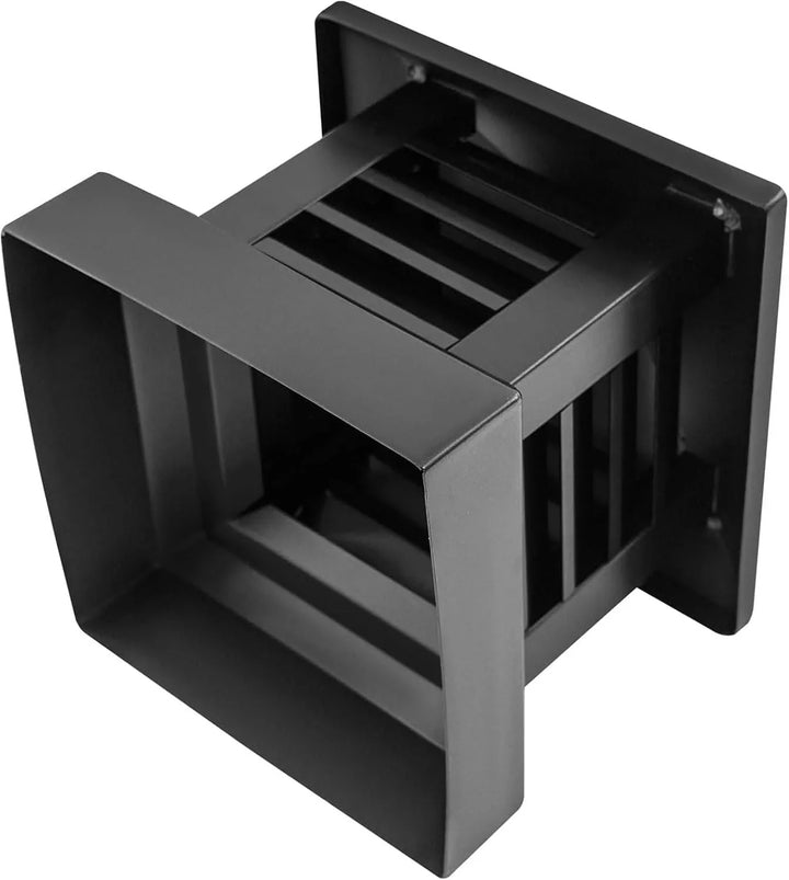 Villa Aluminum Alloy Fireplace Hat, Rooftop Exhaust Vent Cap for Ceiling Vents, Fireplaces Brick Seen(40x40cm/15.75x15.75in)
