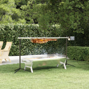 Barbacoa Automática Con Motor Acero Inoxidable 150x46,5x82,5 Cm Vidaxl